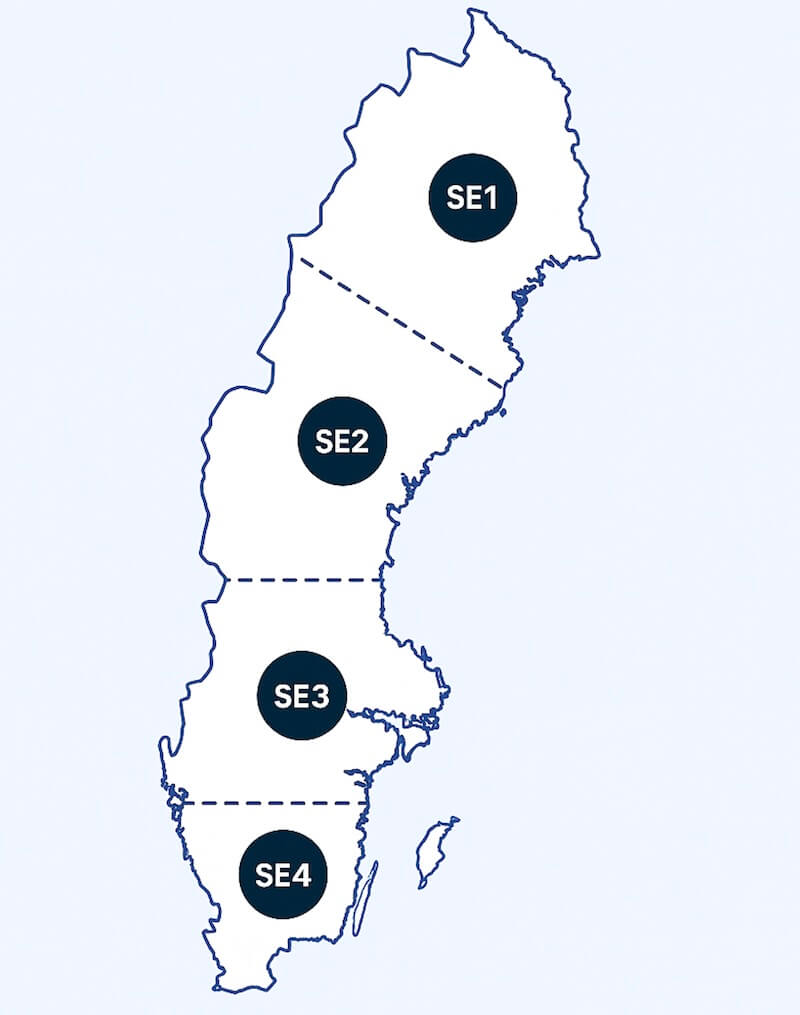 elprisområde sverige